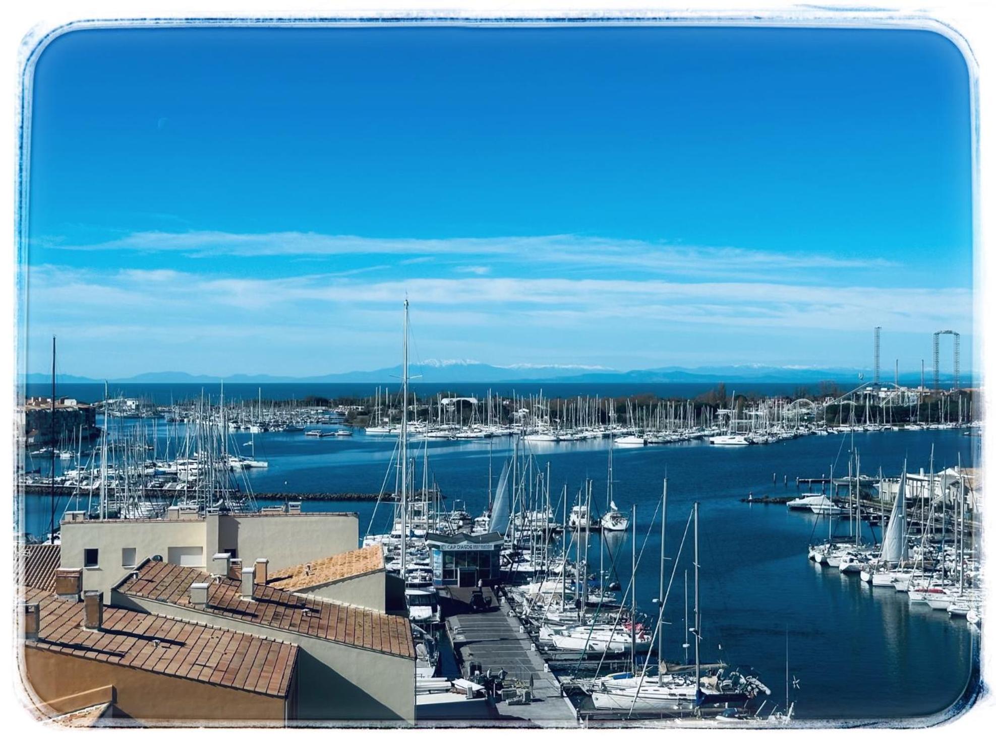 阿格德Centre Port,Vue Panoramique,Clim,Balcon,Wifi公寓 外观 照片